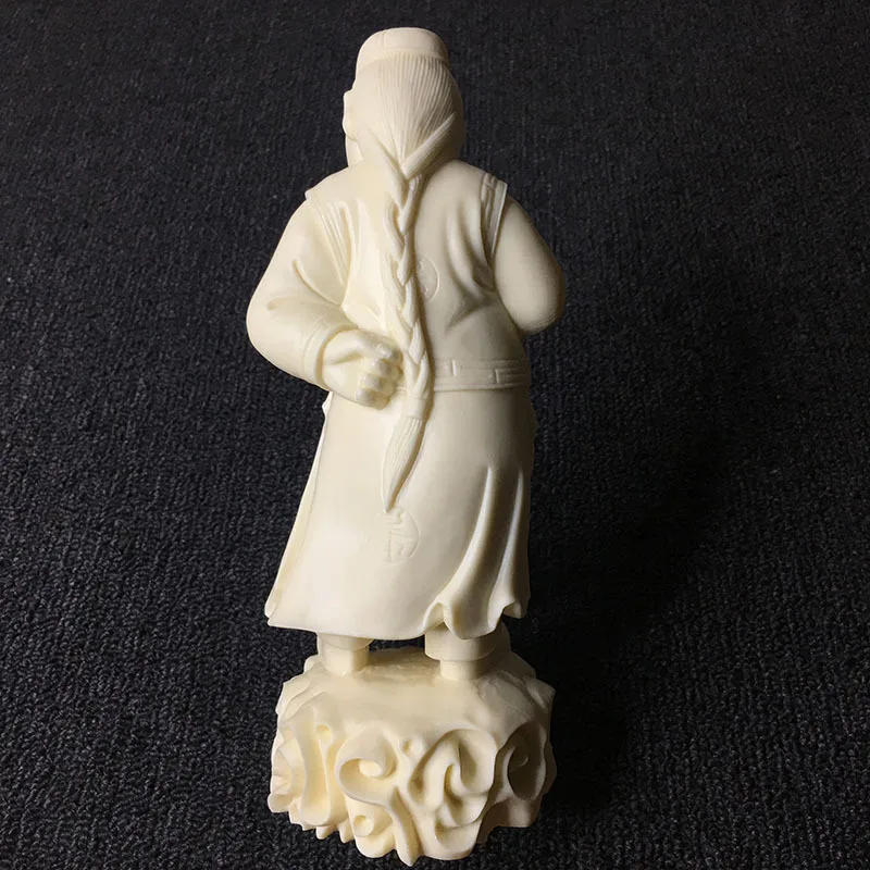 Китайская Ретро богатая манфигурка белая Современная Художественная Скульптура