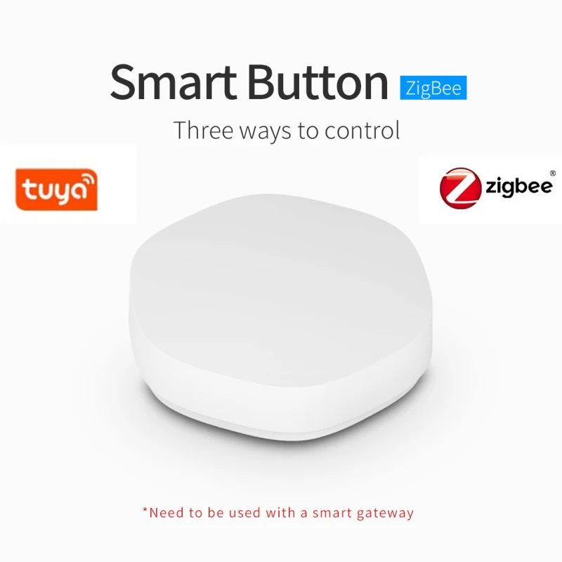 ZigBee Tuya Smart Switch Wireless Control Multi-Scene Linkage Light Button With Alexa Google Life App | Электроника