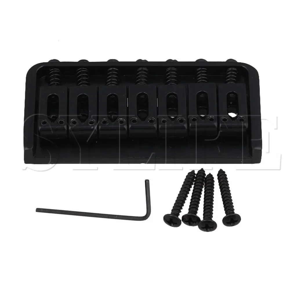 

83mm length Fixed Bridge for 7 String Electric Guitar Replacement Black