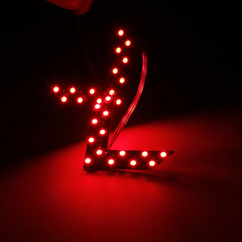 Светодиодный светящийся универсальный указатель поворота 12 в 14 SMD светодиодный