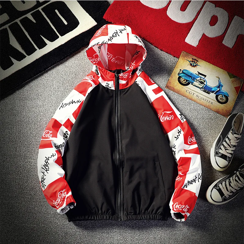 

2020spring and Autumn Hooded Jacket Men and Women Couple Sports Jacket High Quality Casual Trend Street Fashion Slim Wild Jacket