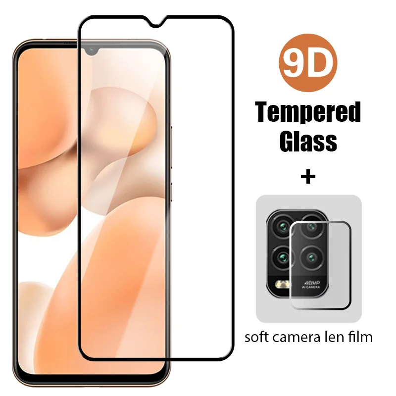 

9D Soft Camera Film for Xiaomi Mi 10T Pro 5G 10 Lite Transparent 2 in 1 Protective Glass for Xiaomi Poco X3 NFC M3 F2 Pro M2 C3