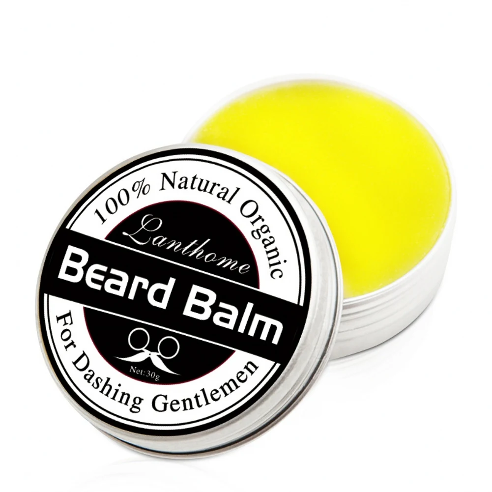 

Man's Beard Balm Nourishing Moisturizing Whiskers Beard Care Styling Cream Beard Wax Oil Moustache Cleaning Cream