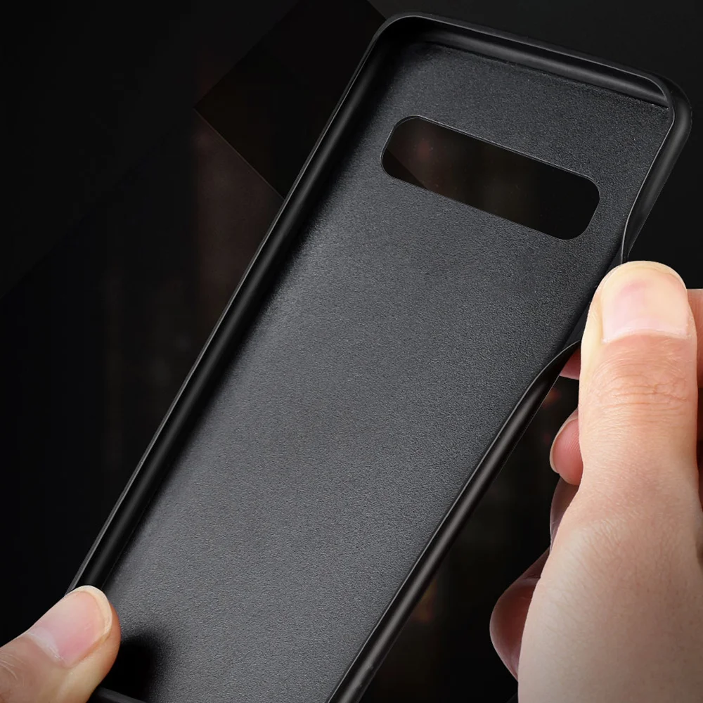 LLZ. COQUE, ультратонкий кожаный чехол премиум класса, защитный чехол для samsung Galaxy S10e S9 S10 Plus Note 9, чехлы, чехлы