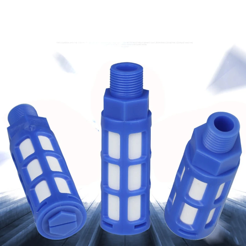 Стандартный выхлопной глушитель электромагнитные клапаны пластиковый 1/8 дюйма