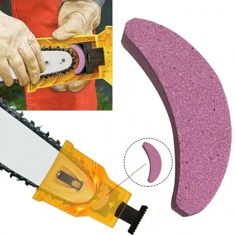 Chainsaw Sharpening Stone Portable Woodworking Chain Saw Sharpener Fast Grinding Tool Whetstone Sanding | Дом и сад