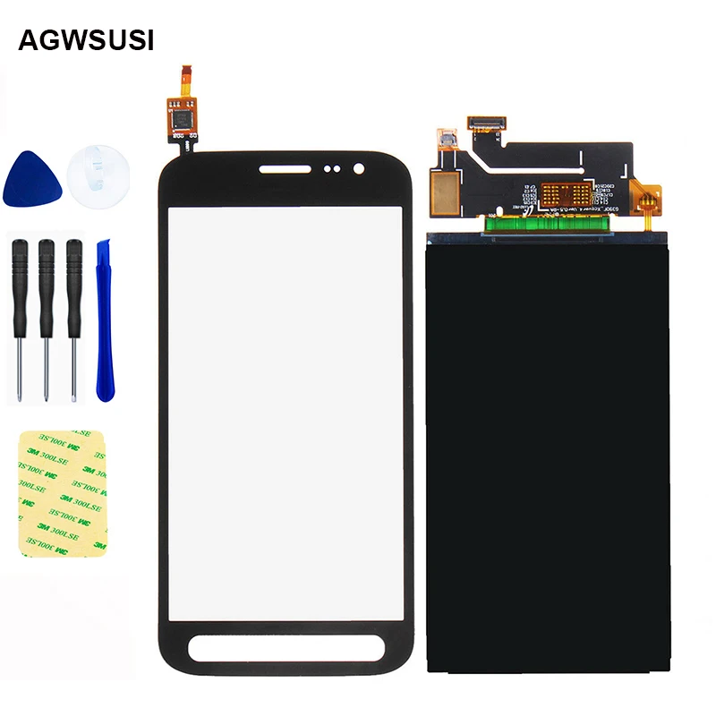 Новый светодиодный цифратор для Samsung Galaxy Xcover 4 LCD сенсорный экран SM G390F ЖК G390