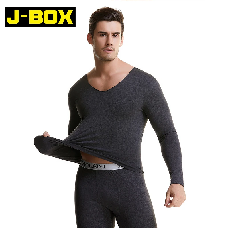 J BOX термобелье для мужчин мужская термо одежда кальсоны наборы Термо Колготки