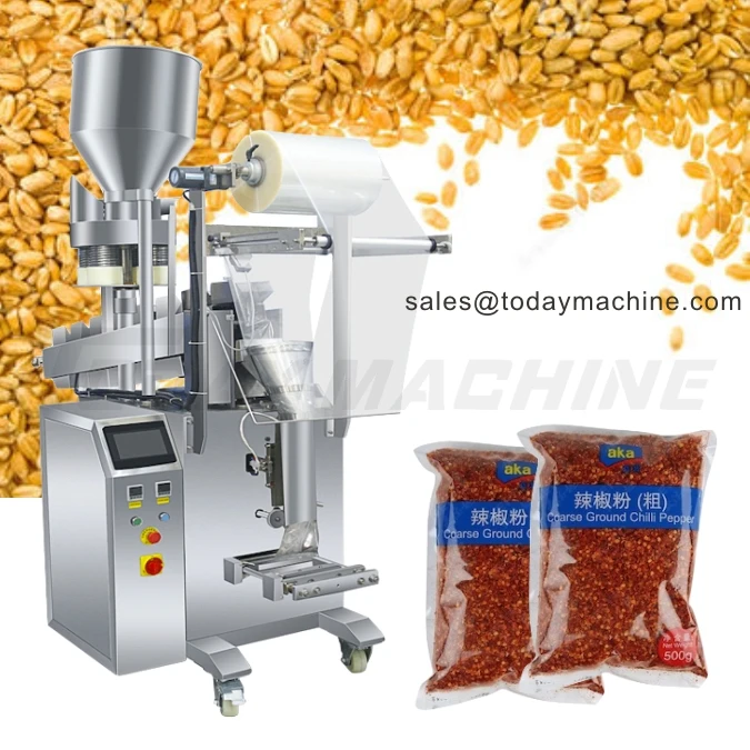 

Full Automatic coffee bean peanut Cashew NutPacking Machine, ground coffee, spice powder weighing filling sealing machine