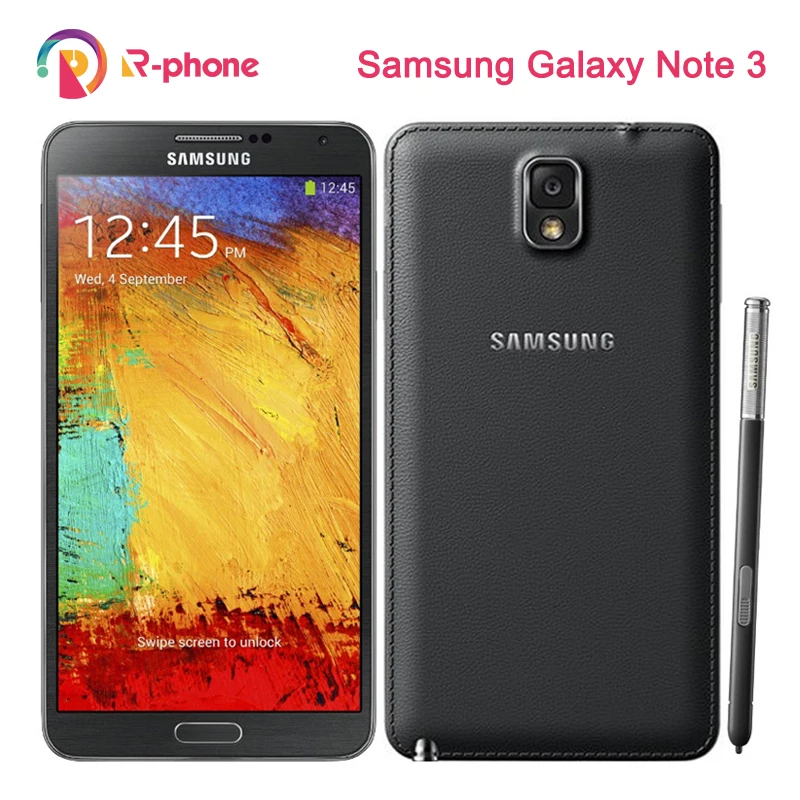 Оригинальный samsung Galaxy Note 3 N900 N9005 разблокированный мобильный телефон