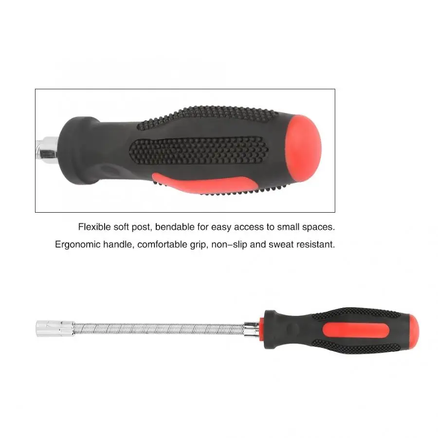 screw driver 7mm Multi Purpose Spring Batches Hex Head Screwdriver for Hoop Hose Clamps screwdriver bit Tools set | Инструменты