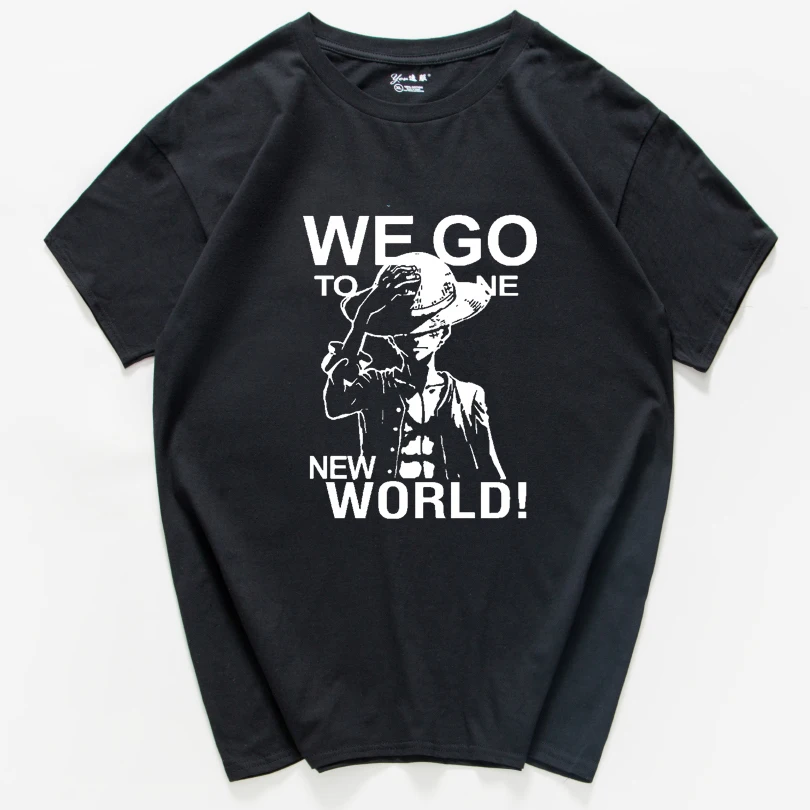 

Hot Anime One Piece Luffy Harajuku Funny Cotton Men T Shirts Unisex Summer Cotton Workout Tshirts Anime Tops Boyfriend Gift