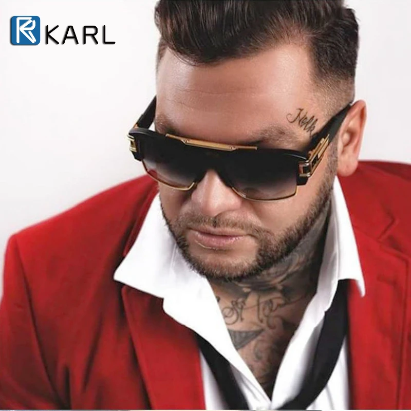 Новинка квадратные солнцезащитные очки мужские модные роскошные брендовые