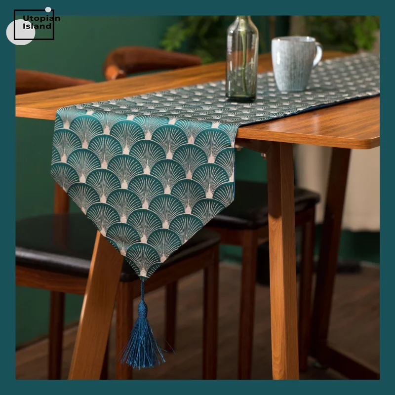 Набор жаккардовых скатертей для обеденных столов роскошный стол деревенской