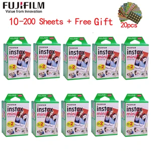 Фотобумага 10-200 листов для Fujifilm instax mini 9, белая пленка 3 дюйма с белыми краями для мгновенной камеры mini 8 7s 25 50s 90
