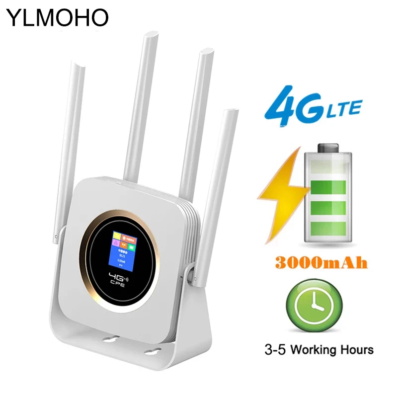 YLMOHO 4G 3G LTE/Unlock/Mobile Router CPE 4G 3G Modem Network Access Point Router Hotspot Broadband Wifi/Signal Booster Gateway