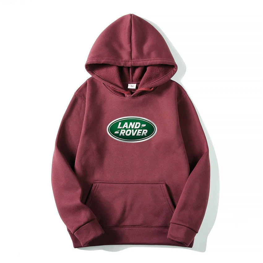 

2021 Land Rover New Men Women Couples Fashion Candy Color Multicolor Long-Sleeved Pullover Spring Autumn Essential Hoodie