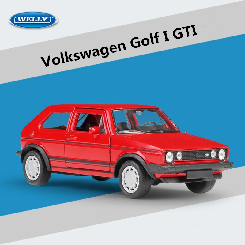 

1:36 Volkswagen Golf I GTI Simulation Toy Car Model Pull Back Vehicle Alloy Metal Diecast Toy Car For Children Gifts Collection