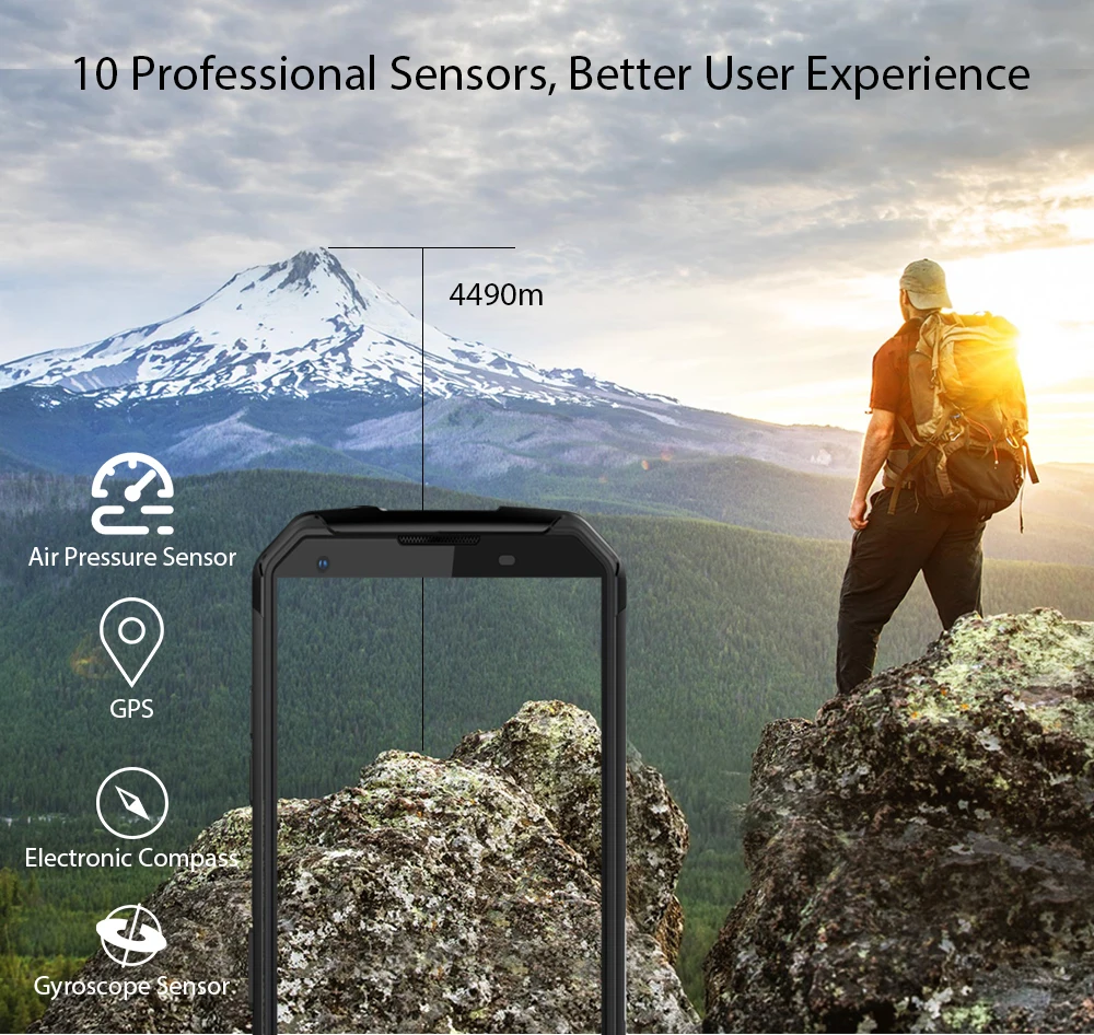 Смартфон Blackview BV9500 Plus, 10000 мАч, Helio P70, четыре ядра, 4G, IP68, водонепроницаемый, 5,7 дюймов, FHD, 4 Гб+ 64 ГБ, Android 9,0, мобильный телефон