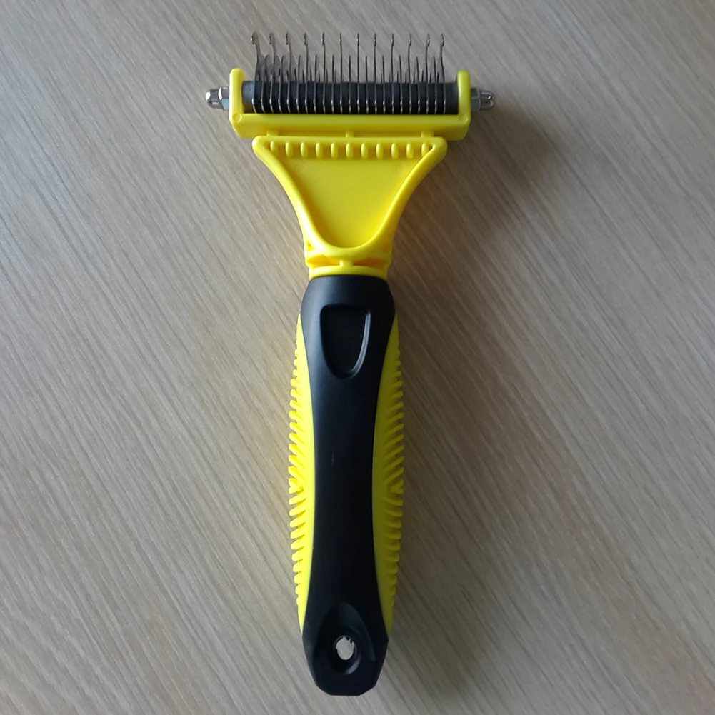 Щетка для волос расчесывание специальная щетка удаления собачья из нержавеющей