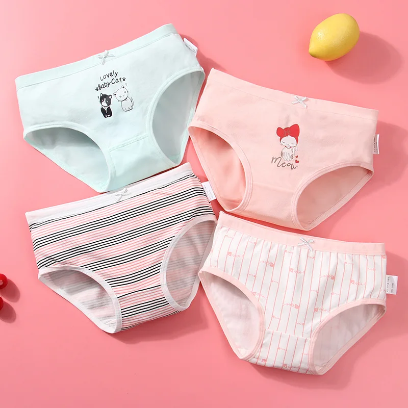 4 шт./Лот детское хлопковое нижнее белье |