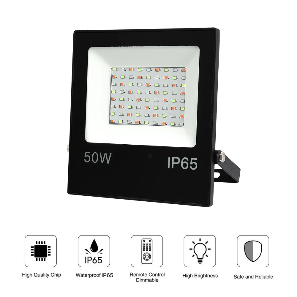 Цветная (RGB светодиодный Красочные потолочные светильник 50 Вт 10 30 на открытом