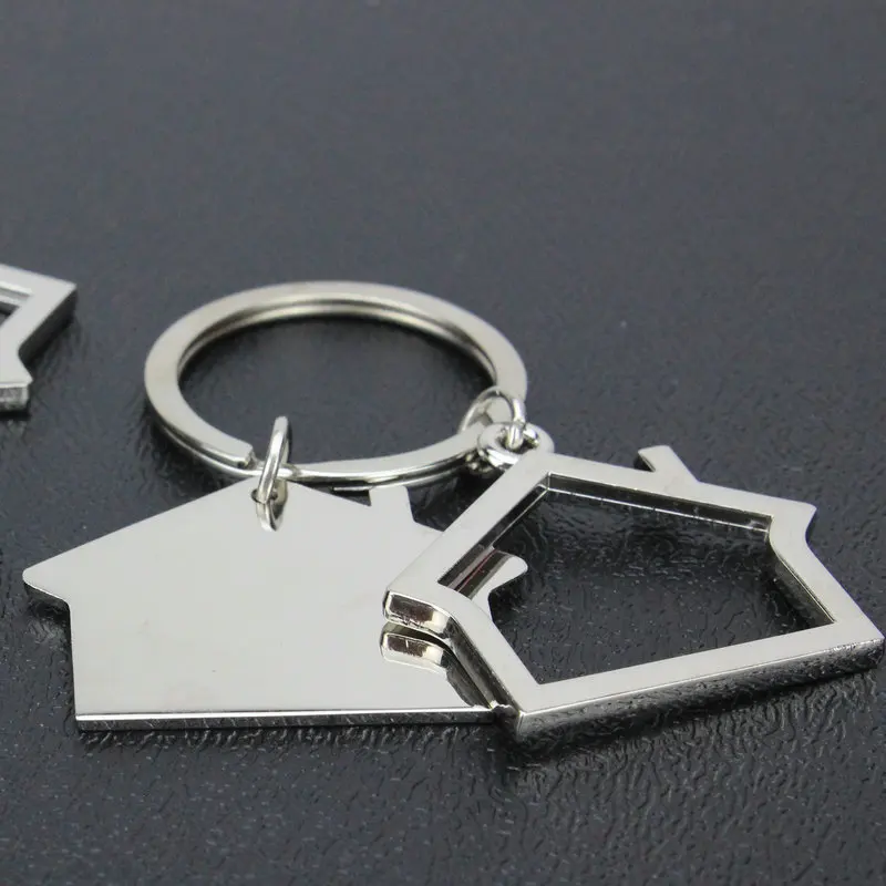 Новинка милый мультяшный дом цепочка для ключей женщин и мужчин ювелирное