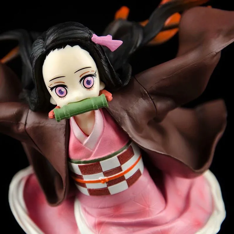 16-19 см демон убийца Kimetsu без Yaiba камадо Nezuko фигурку Kisatsutai бег ПВХ фигурка модель