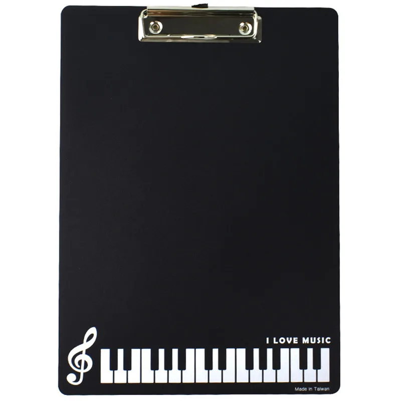 Музыкальные канцелярские принадлежности в буфер обмена крепящаяся доска A4 зажим