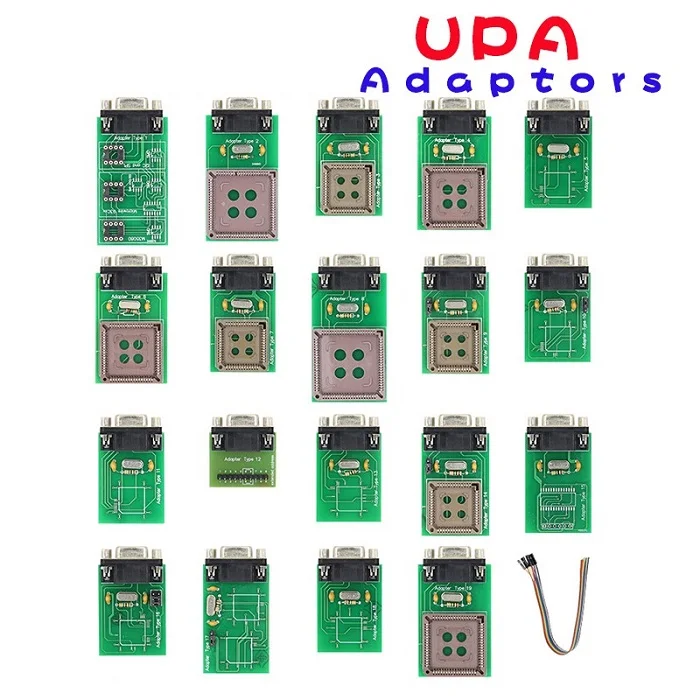 Full Adaptors Неохлаждаемый параметрический усилитель с USB V1.3 программатор с полным адаптером ecu Программатор программирующий Неохлаждаемый параметрический усилитель с USB 1,3 с полным адаптером upa 1,3 диагностический инструмент - Color: Full Adaptors