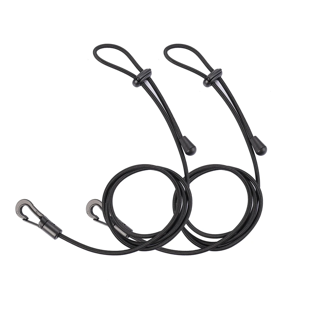 

Эластичный поводок с регулируемым ремешком, 2 шт., для каноэ, гребли, рыбалки, велоспорта, доски для серфинга, безопасный шнурок с карабином