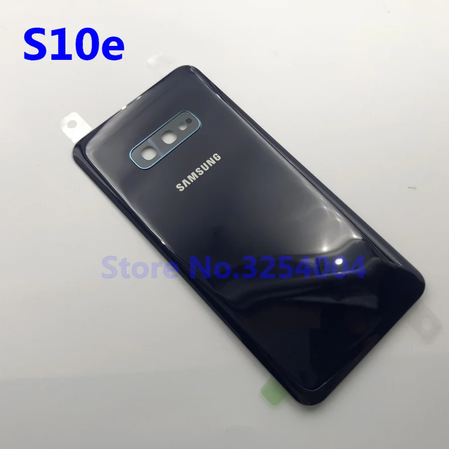 Запасное стекло для samsung Galaxy S10 S10e S10 Plus S10+ крышка для батареи задняя дверь корпус чехол для камеры стеклянная рамка для объектива