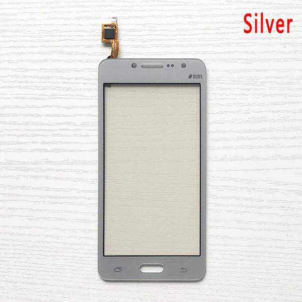 50 шт./лот высокое качество 5," для samsung Galaxy J2 Prime SM-G532 G532 сенсорный экран дигитайзер Переднее стекло объектив сенсорная панель - Цвет: Silver