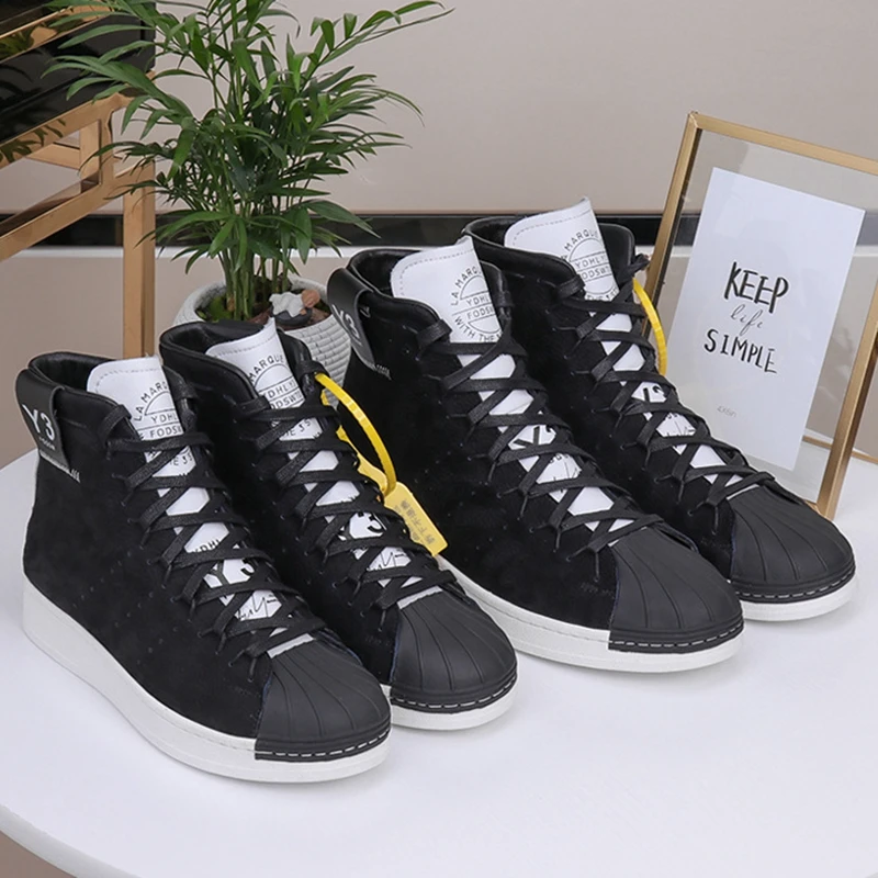 

Europe and America casual men's leather shoes sports running shoes Y3FODSW shoes personality KGDB Y3 shoes men's high help