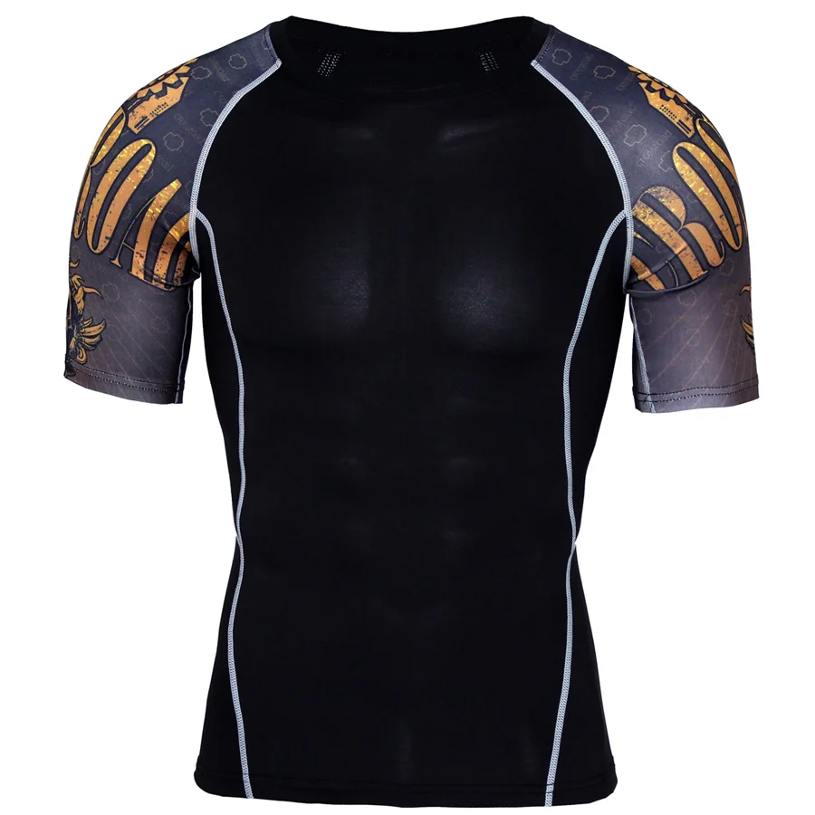 

2021 Summer Hot Sale Men's Sports Compression Short Sleeve Comfortable Breathable Running Fitness Clothes