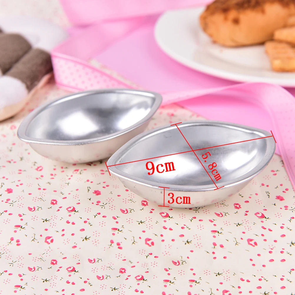 

2PCS Bath Bomb Round/Lemon Shape Aluminium Alloy Molds DIY Tool Bath Bomb Salt Homemade Crafting Gifts Mold