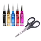 Для детей от 0 до 14 мм отверстие тонкий пояс, который крепится на развёртки wрукав из Нержавеющей Стали Изогнутый набор профессиональных парикмахерских ножниц универсальный инструмент для RC автомобиль корпус оболочки от первоначальной кровельный Пластик с калибрующий расширитель