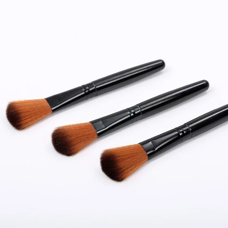 Свободная пудра для макияжа кисть основы одиночная Кисть волокно макияж на