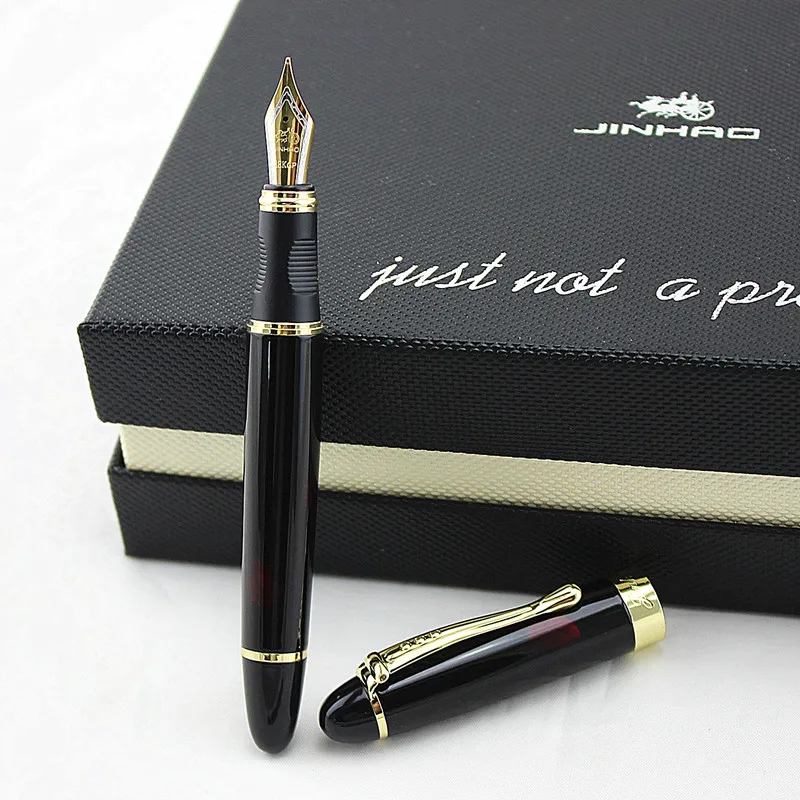 Высокое качество Iraurita перьевая ручка Роскошный Jinhao 450 полностью металлические золотые ручки с зажимом канцелярские принадлежности для офиса и школы - Цвет: E