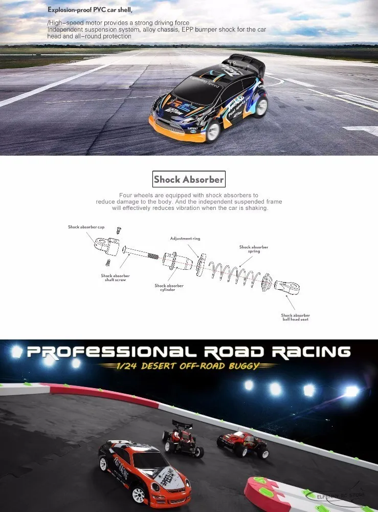WLtoys A222 A232 1/24 2,4G электрический матовый 4WD RTR RC автомобиль внедорожный Багги рождественские подарки RC игрушки детские игрушки подарок