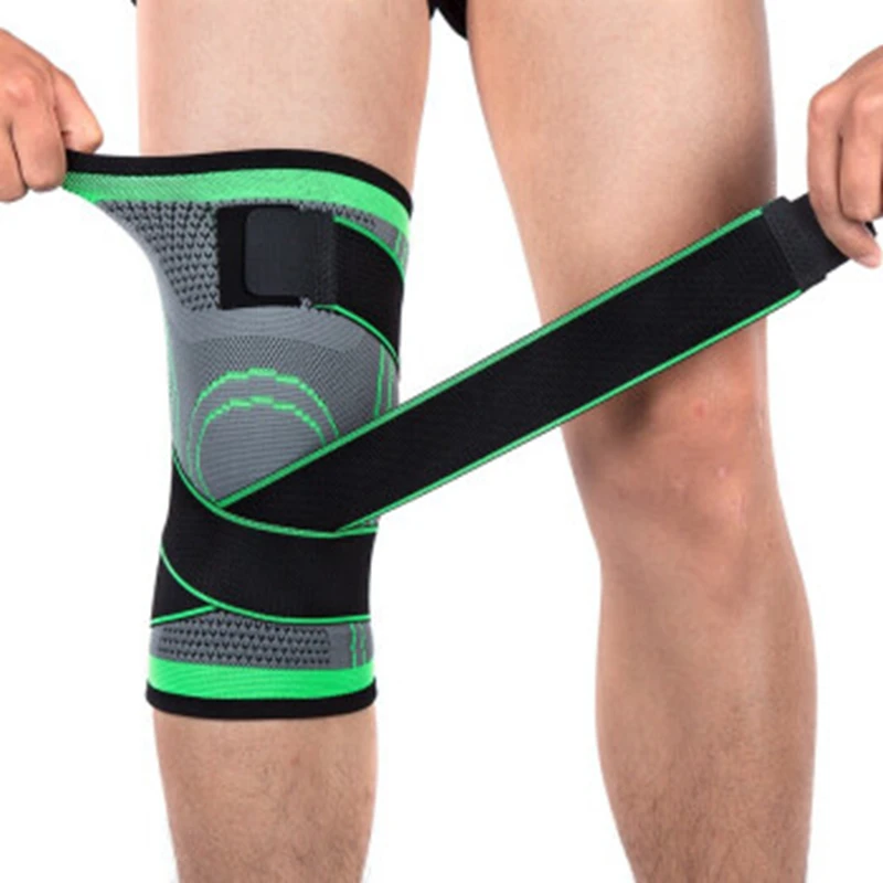 

1 Pair Men Women Knee Support Compression Sleeves Joint Pain Arthritis Relief Running Fitness Elastic Wrap Brace Knee Pads With