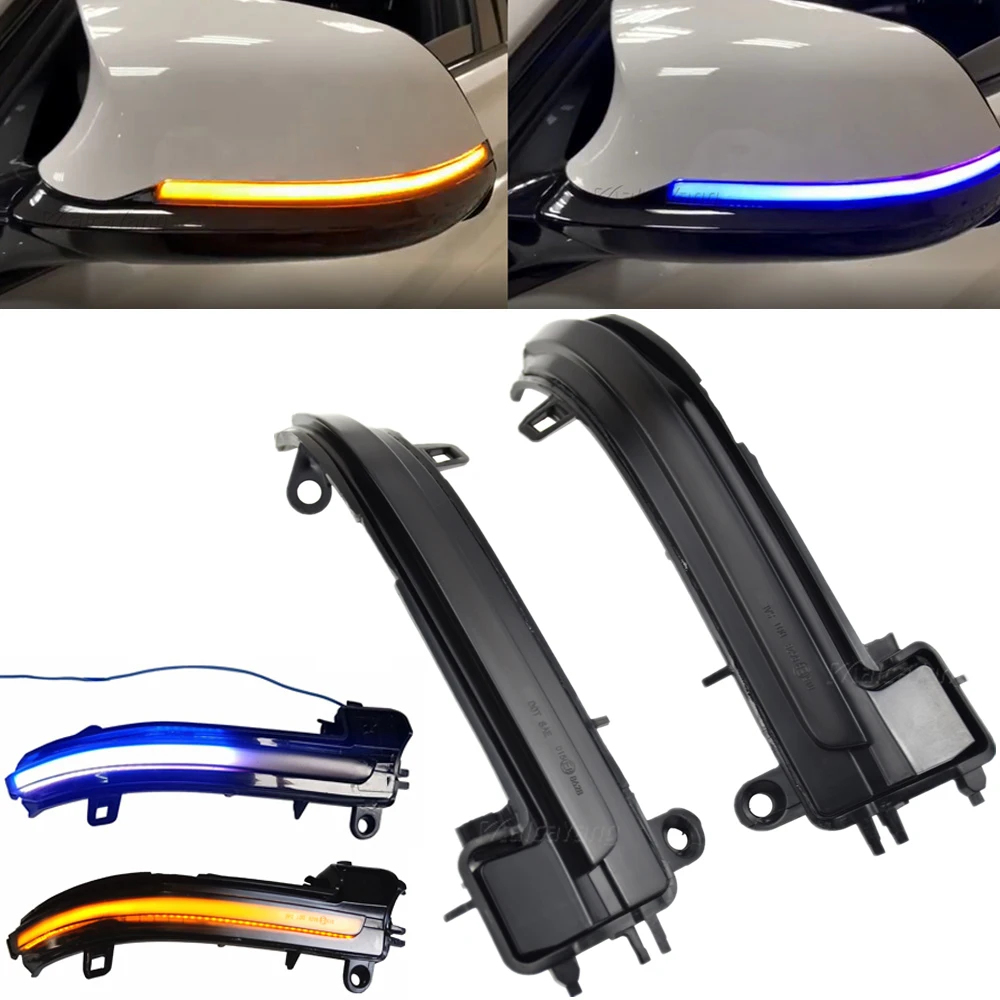 Indicator Blinker Mirror Indicator Dynamic Side Wing LED Turn Signal Light For BMW 1 2 3 4 Series F32 F33 F36 F87 GT X1 E84