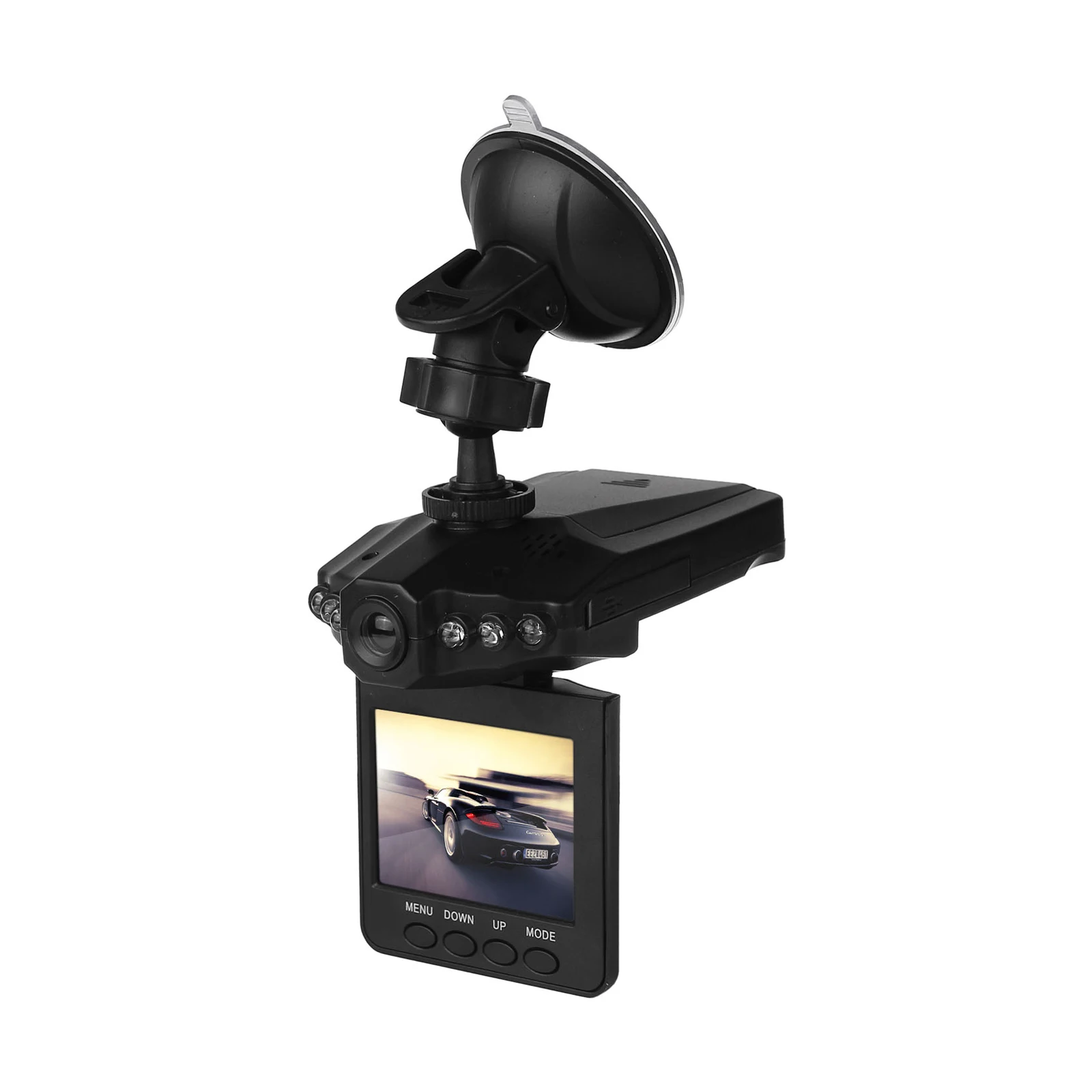 

Car HD Infrared Night Vision Driving Recorder 720P Infrared Recorder Wide-Angle Lens 270 Degree Rotatable With Playback Function