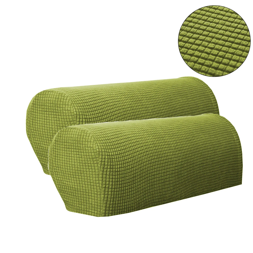 2 шт. флисовый чехол для подлокотника ткань стрейч текстиль пылезащитный диван