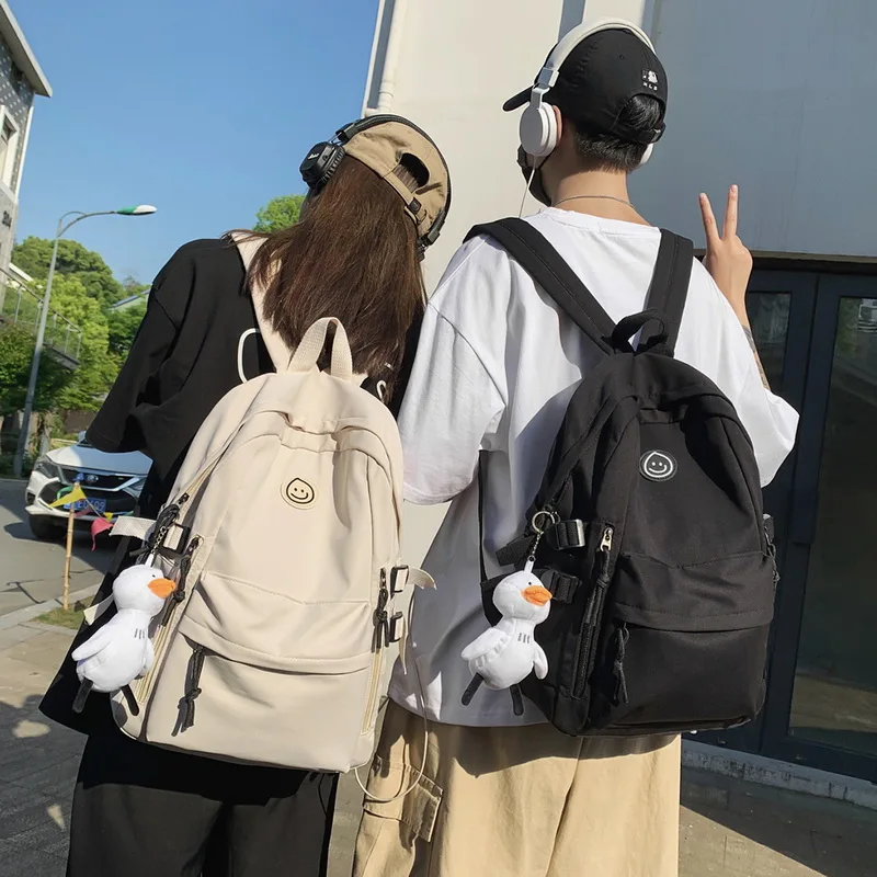 

Fashion Backpack Canvas Women Backpack Anti-theft Shoulder Bag New School Bag For Teenager Girls School Backapck Female