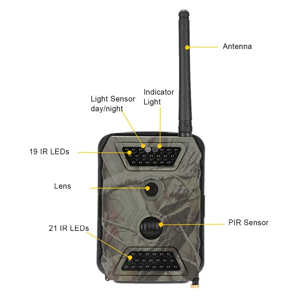S680M jaзаписи тропа камера 940 нм Дикая GPRS SMTP FTP GSM Trail Hunt Game камера|Камеры для охоты| |