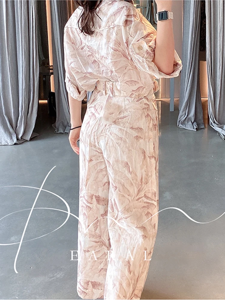 Бесплатная доставка рубашка в стиле ретро с принтом костюм из двух предметов