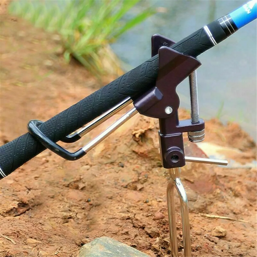 Новый Открытый складной регулируемый кронштейн из нержавеющей стали удочка