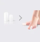 Силиконовые гелевые трубки для пальцев, протекторы для мозолей, мягкие трубки для защиты большого пальца при вальгусной деформации, защита пальцев при вальгусной деформации, для взрослых и детей