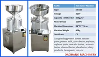 commercial cocoa bean butter processing nut grinder machine